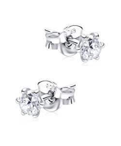 Beautiful CZ Stone Silver Ear Stud STS-5276